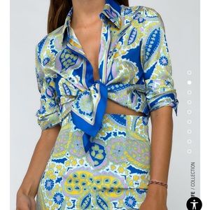 Zara printed skirt. Like new condition!